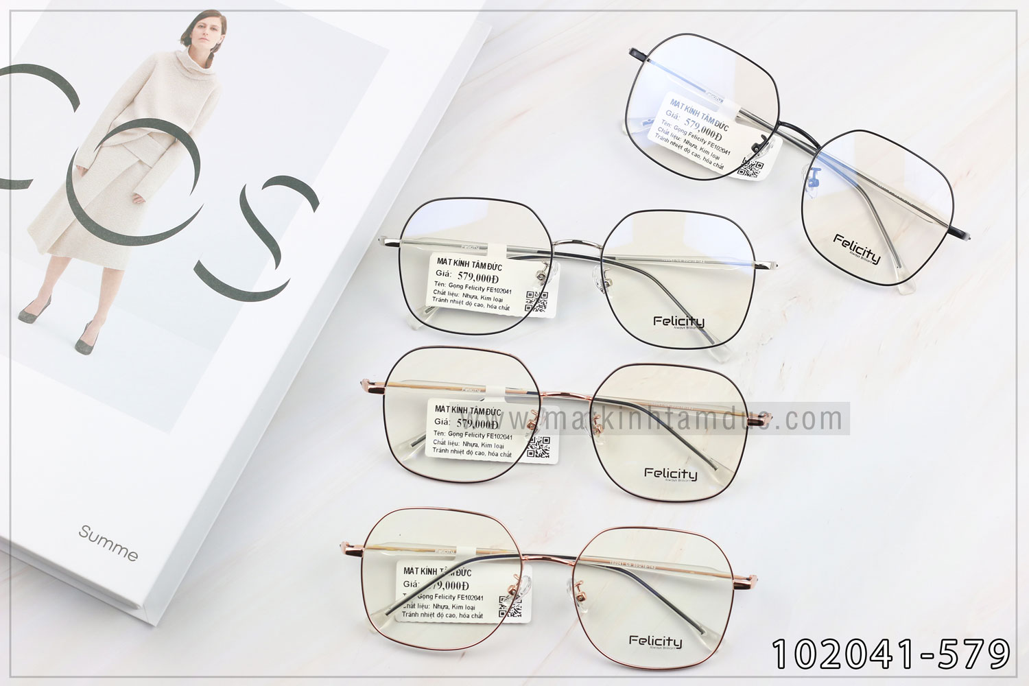 Gọng kính FELICITY 102041 - Ảnh 7