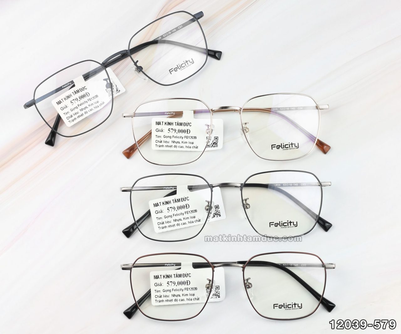 Gọng kính FELICITY 12039 - Ảnh 7