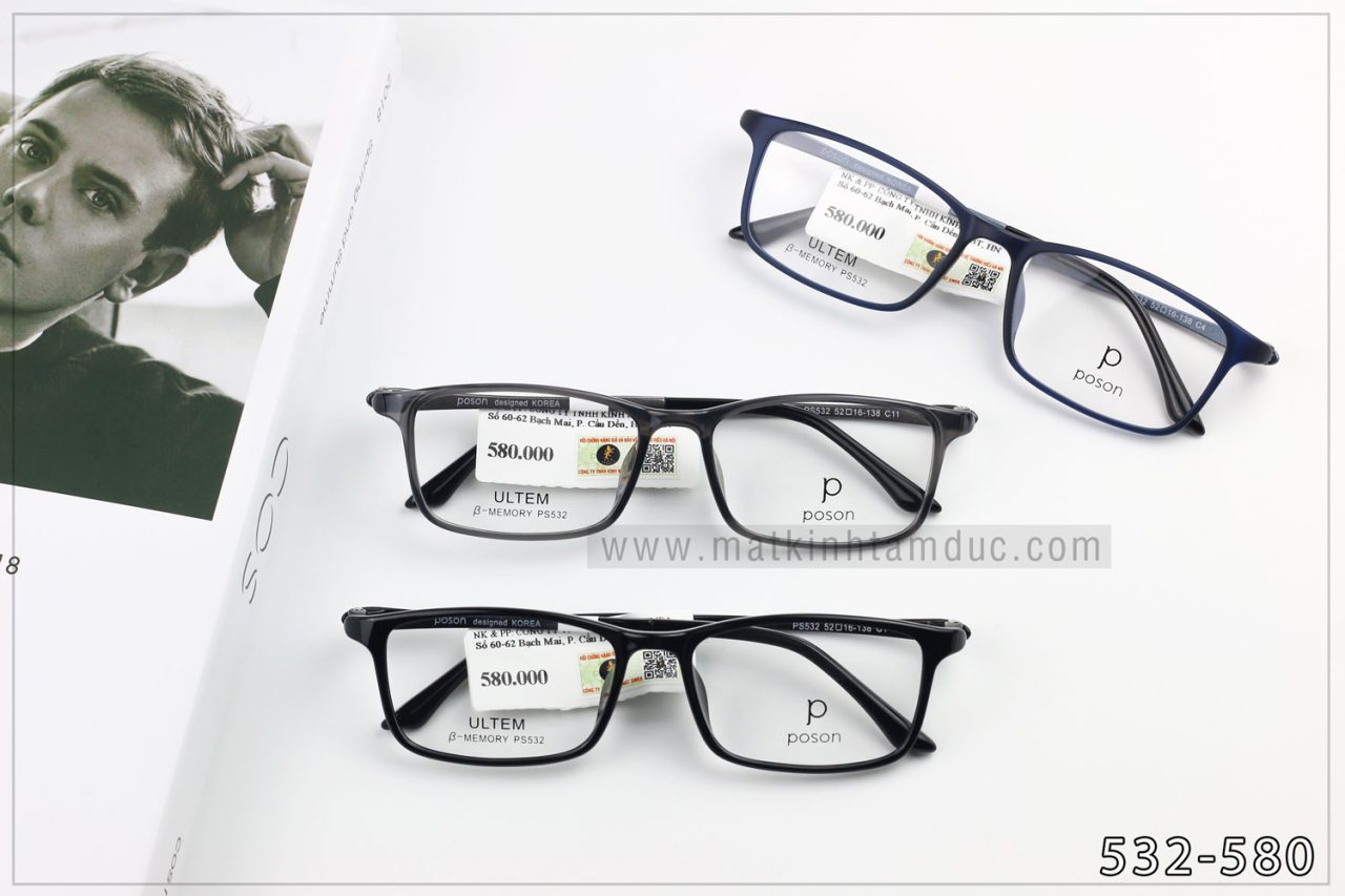 Gọng kính POSON PS532 - Ảnh 6