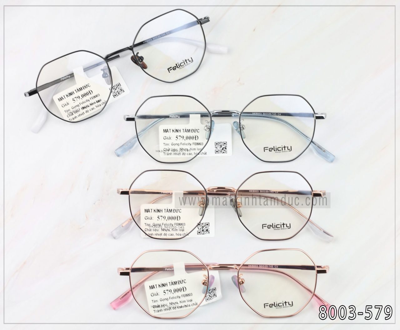 Gọng kính FELICITY 8003 - Ảnh 7