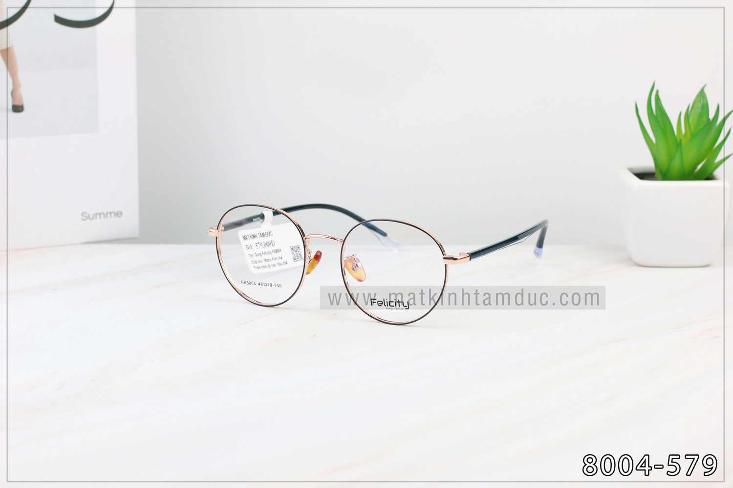 Gọng kính FELICITY 8004 - Ảnh 1