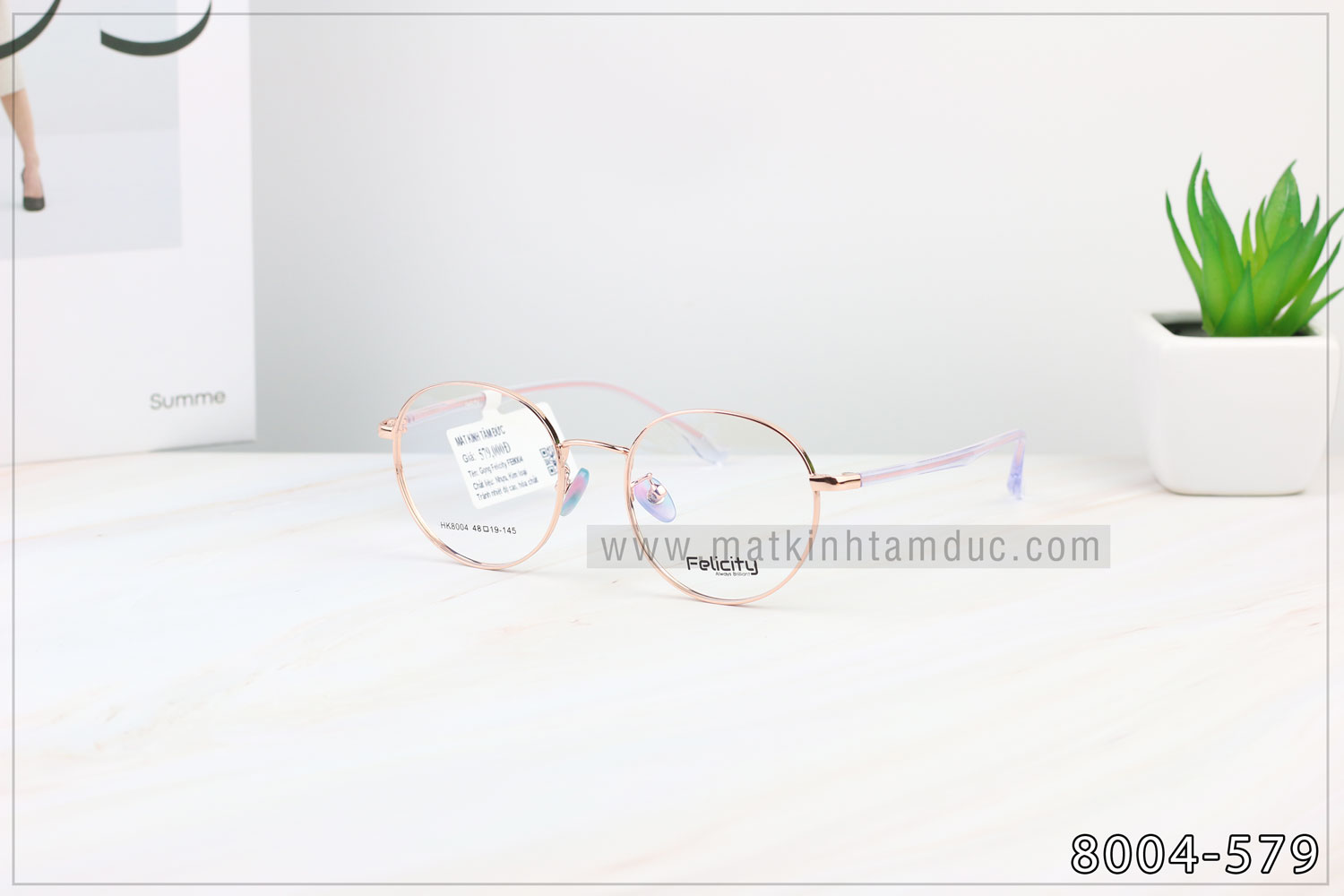 Gọng kính FELICITY 8004 - Ảnh 5