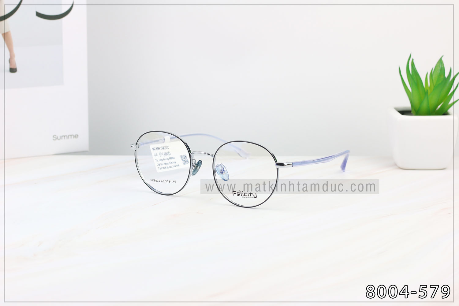 Gọng kính FELICITY 8004 - Ảnh 4