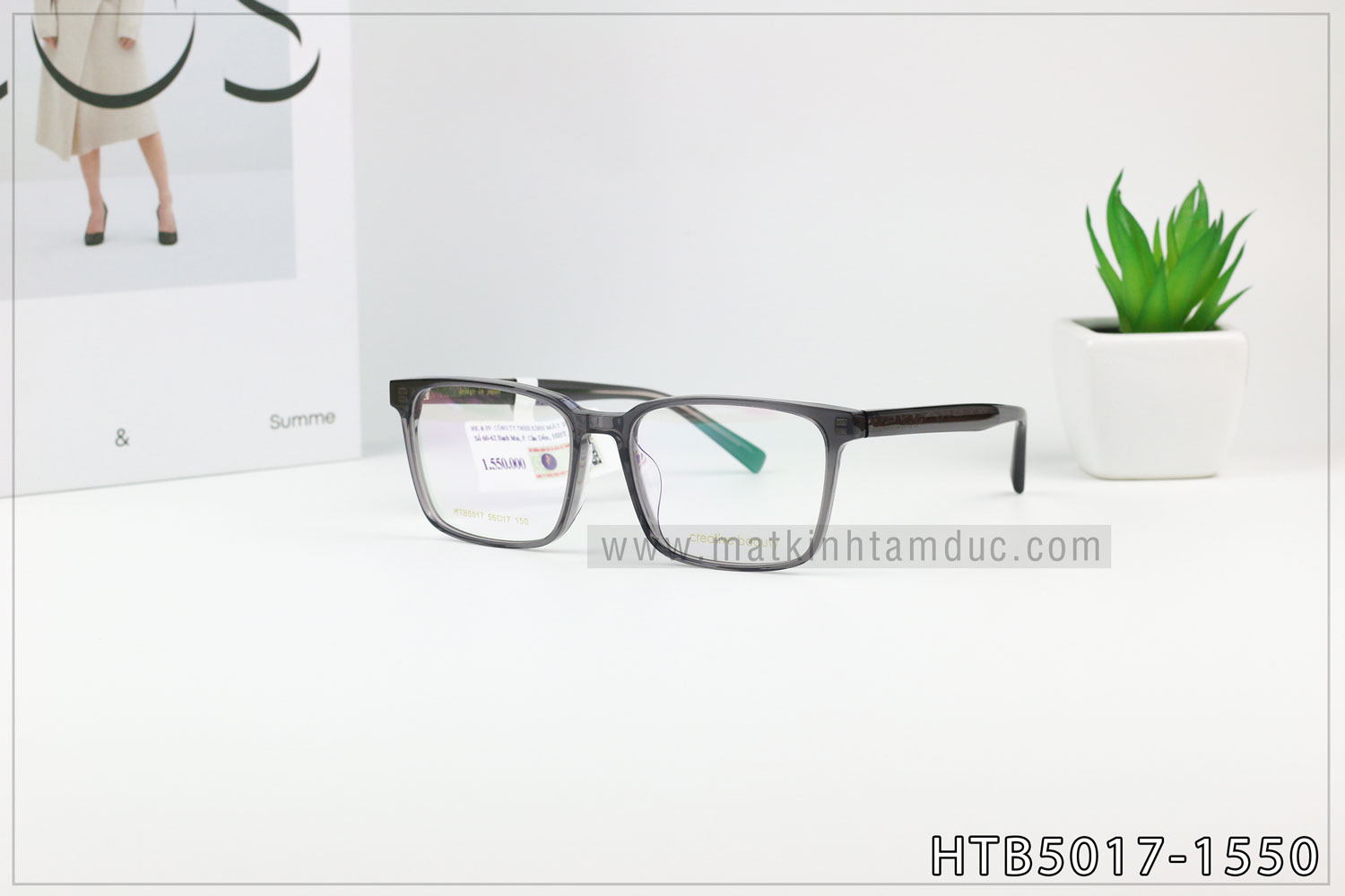 Gọng kính CREATIVE BEAUTY HTB5017 - Ảnh 3