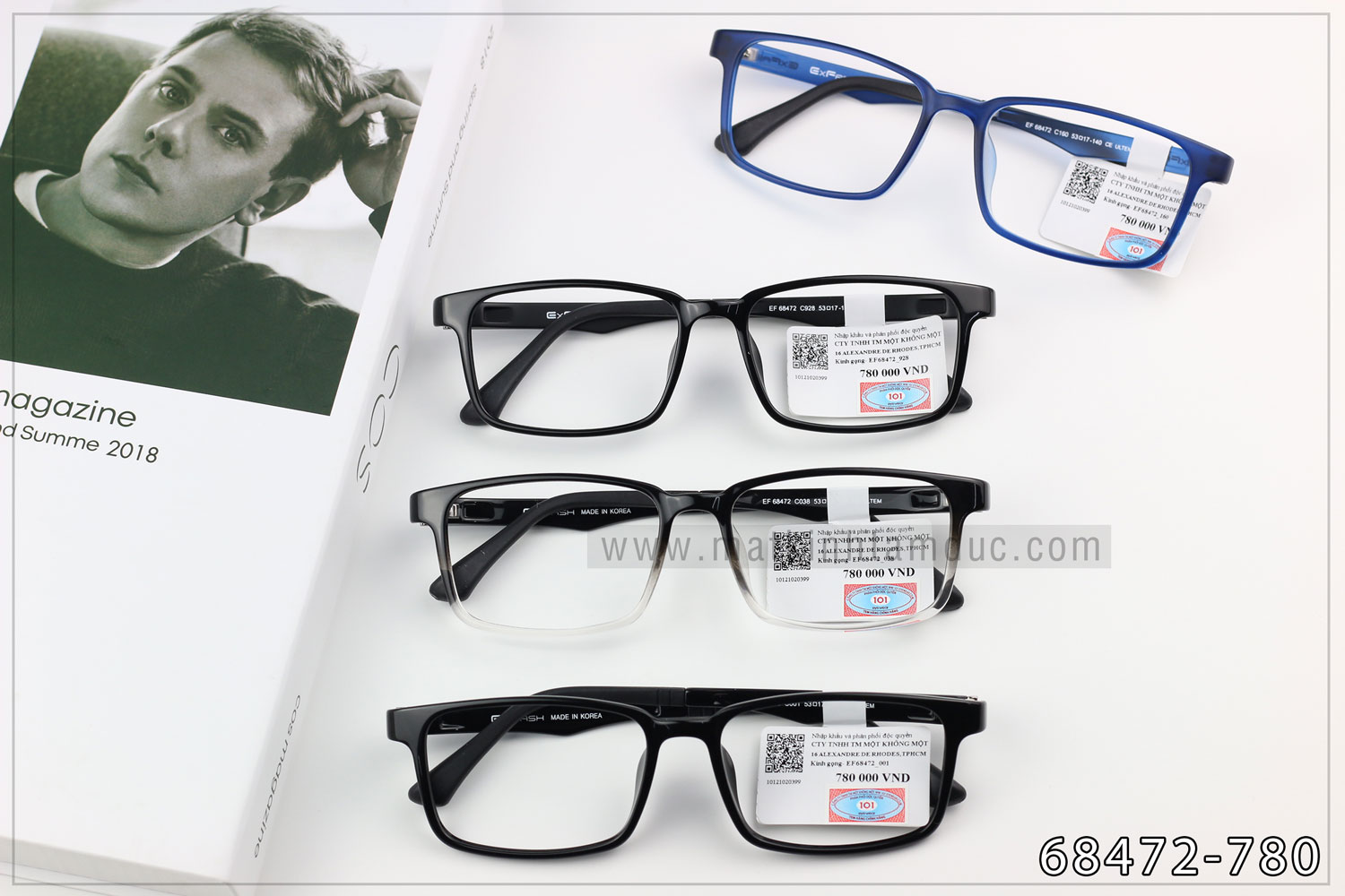 Gọng kính EXFASH 68472 - Ảnh 7