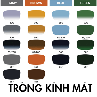 Tròng kính mát