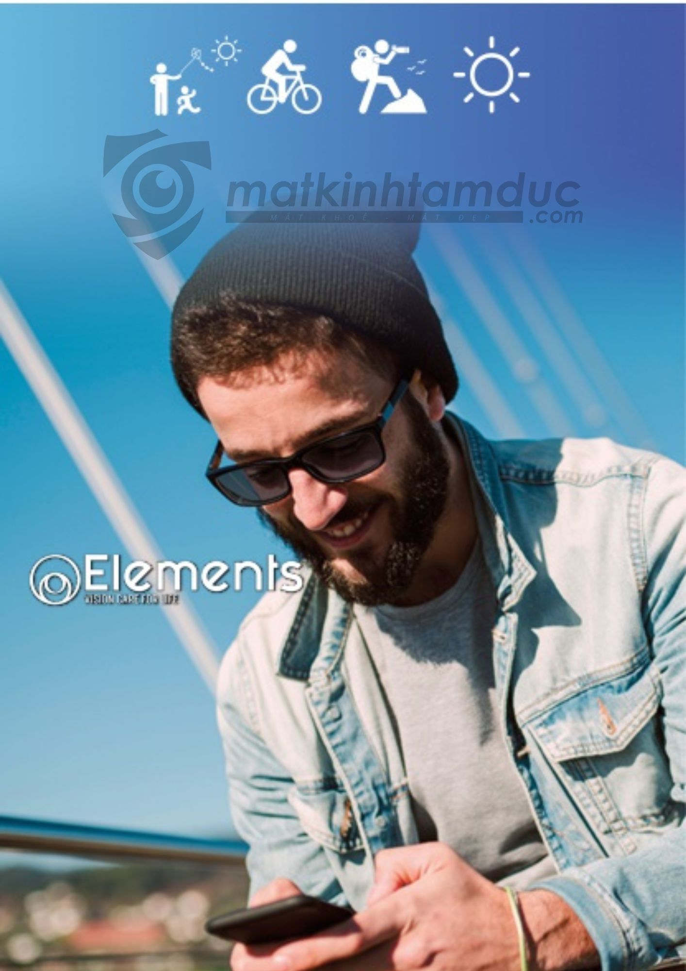 Tròng kính Elements Blue UV Cut Night AR - Ảnh 7