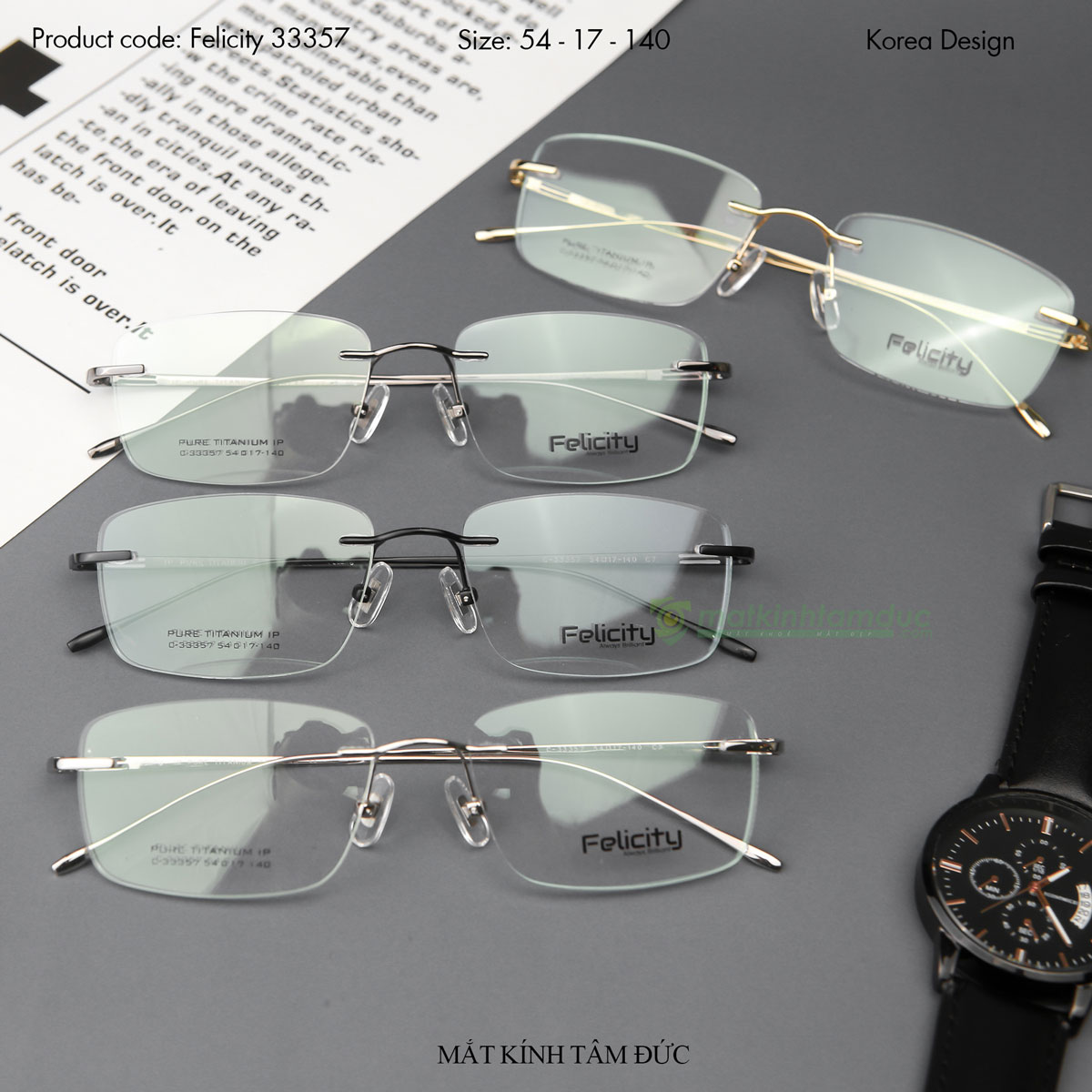 Gọng kính FELICITY FE33357 - Ảnh 10