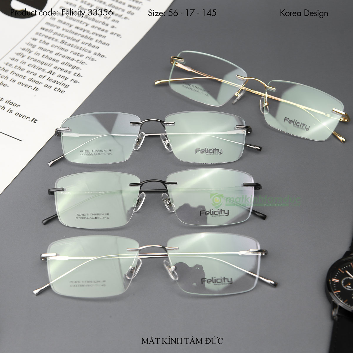 Gọng kính FELICITY FE33356 - Ảnh 10