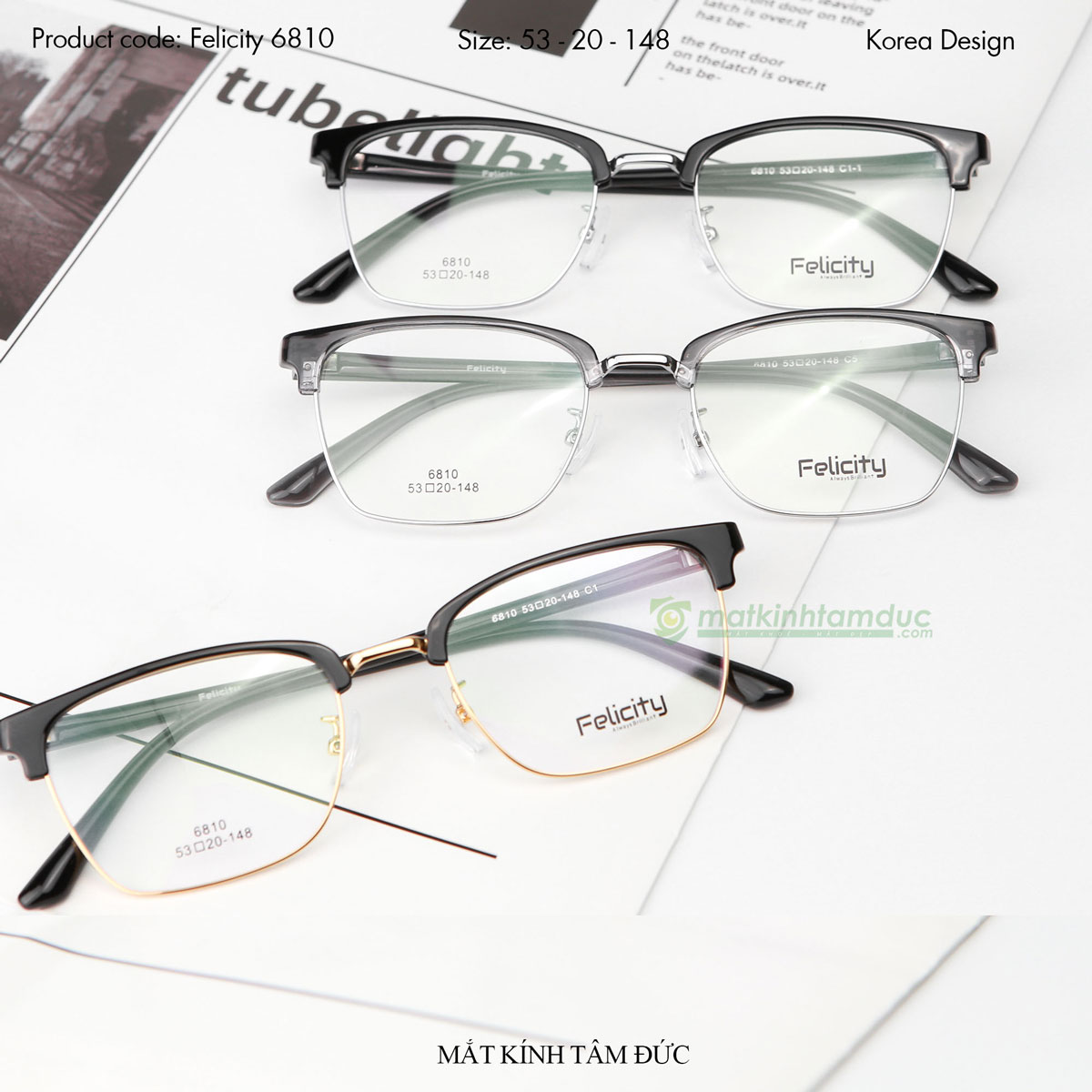 Gọng kính FELICITY FE6810 - Ảnh 7