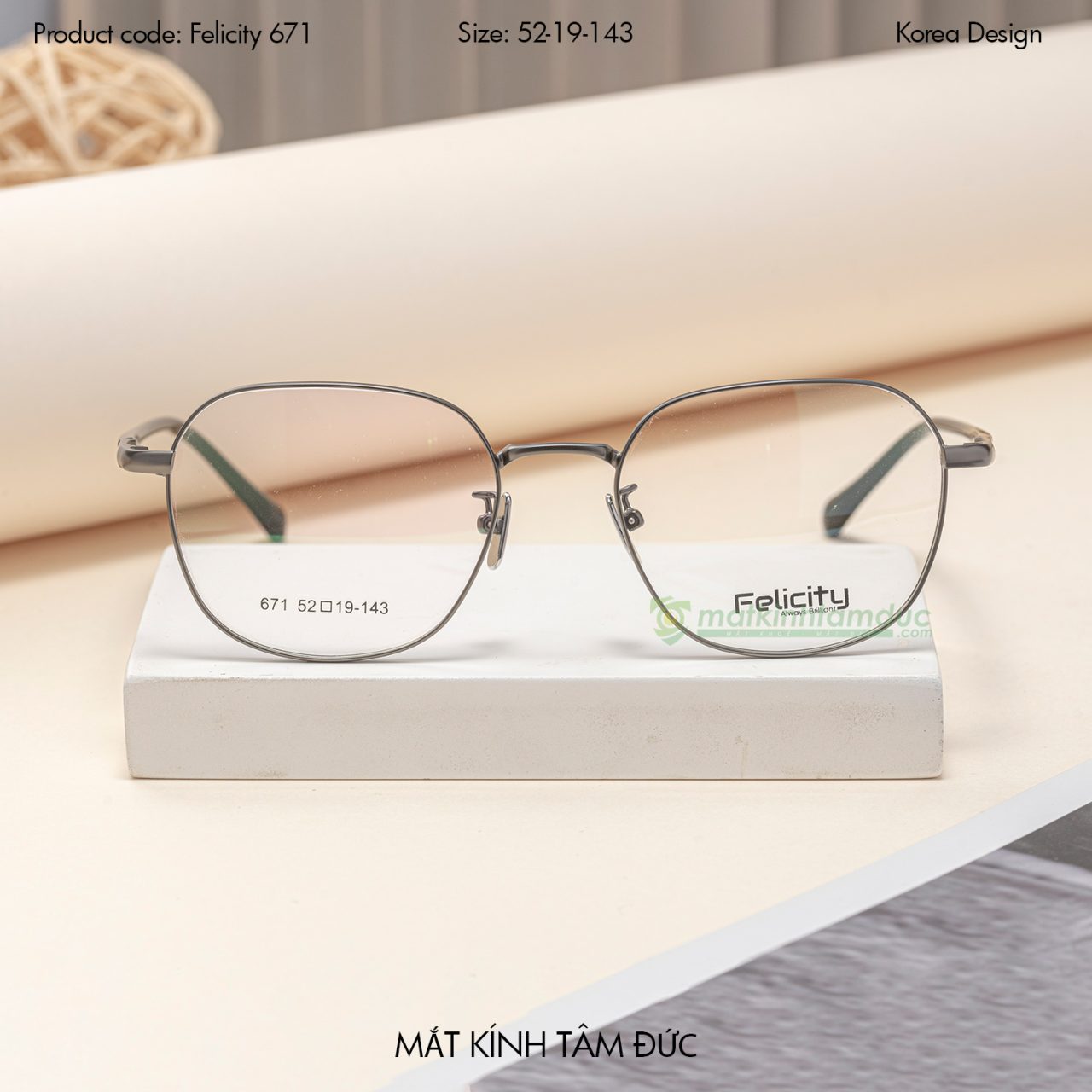 Gọng kính FELICITY FE671 - Ảnh 1