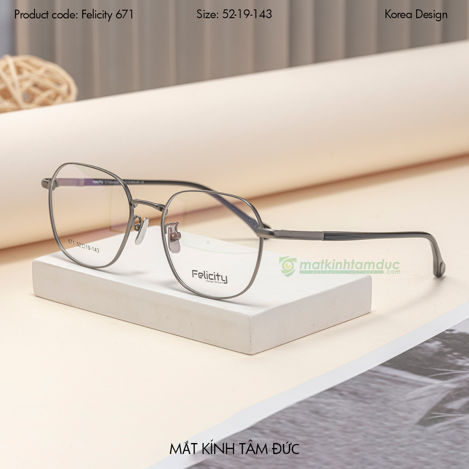 Gọng kính FELICITY FE671 - Ảnh 3