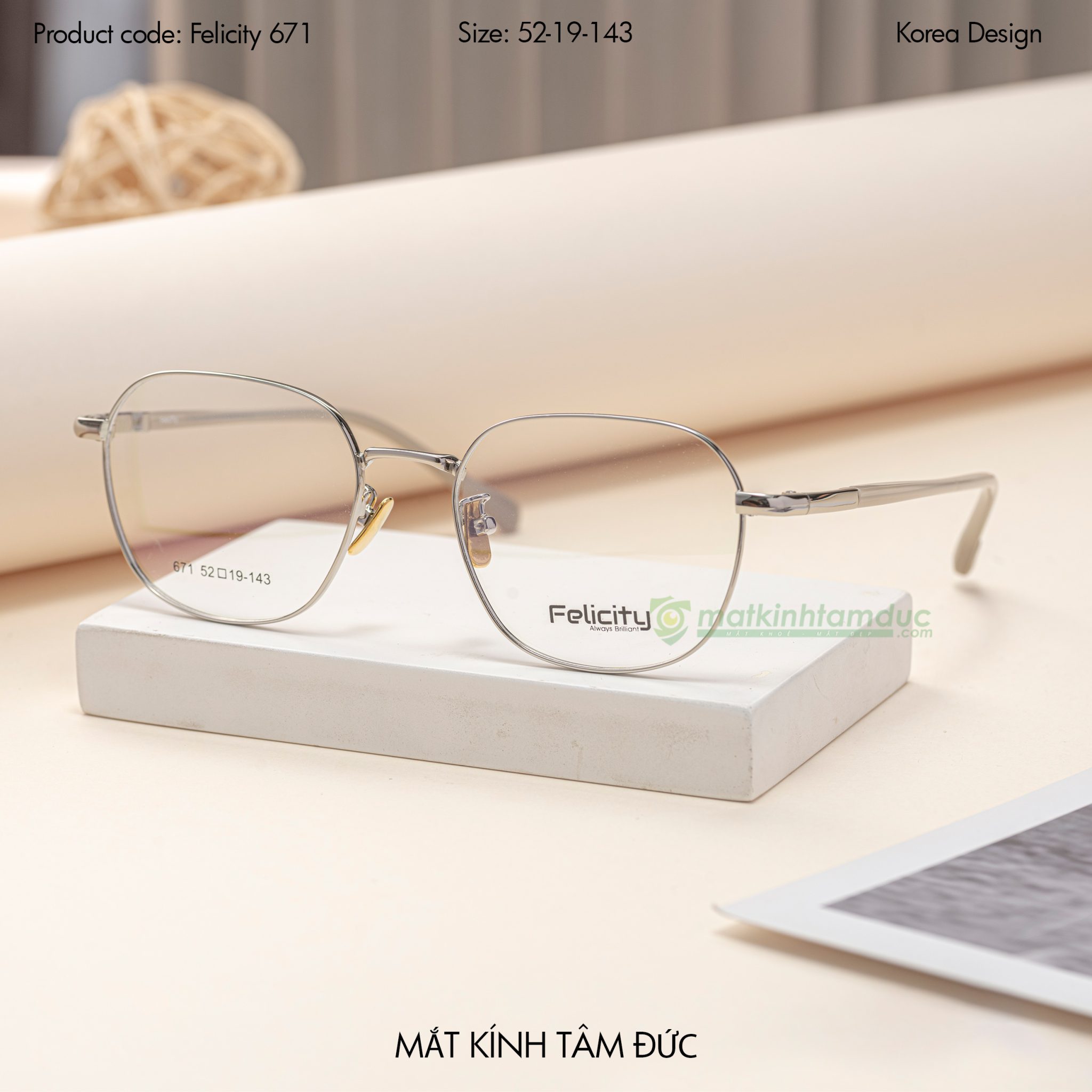 Gọng kính FELICITY FE671 - Ảnh 5