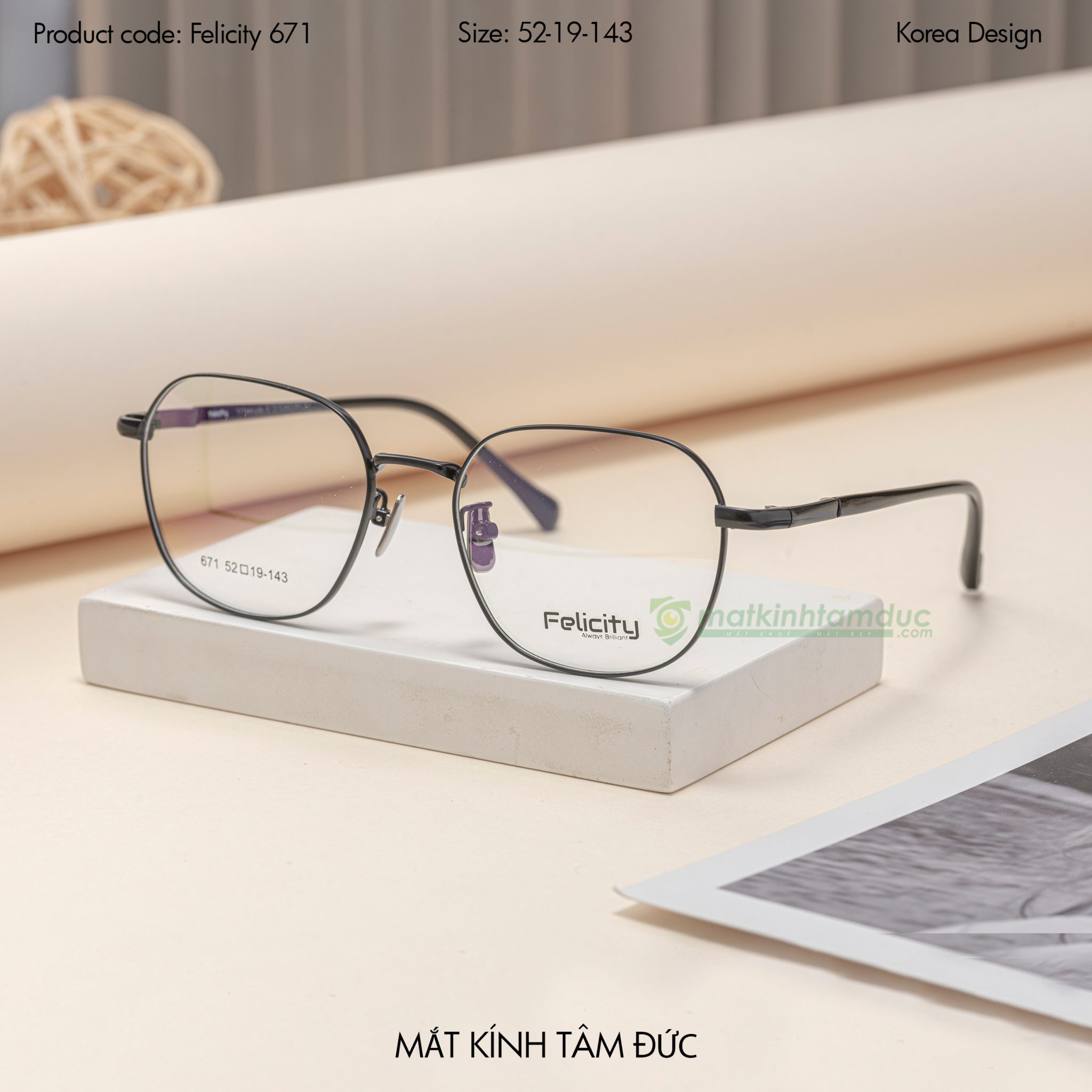 Gọng kính FELICITY FE671 - Ảnh 6