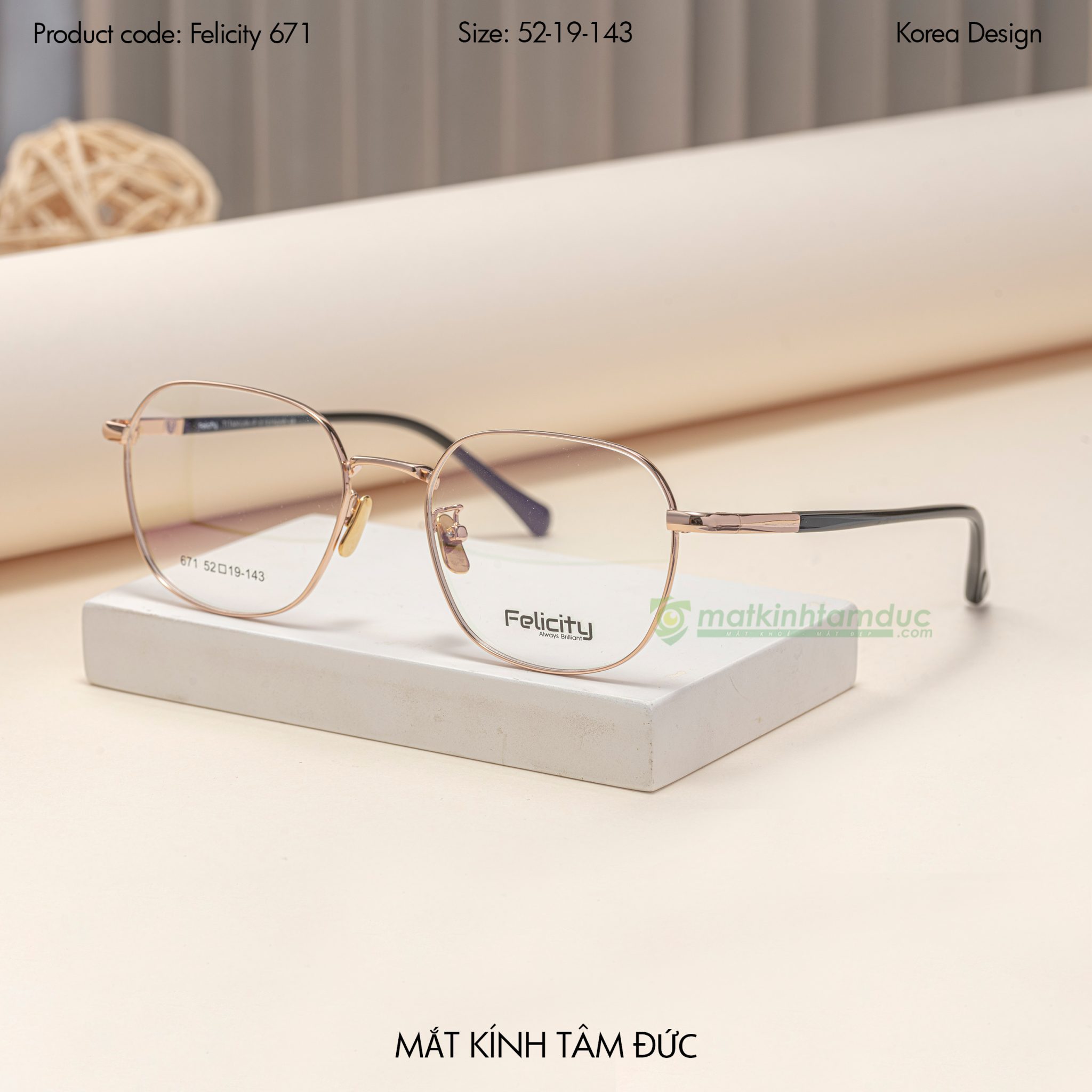 Gọng kính FELICITY FE671 - Ảnh 7