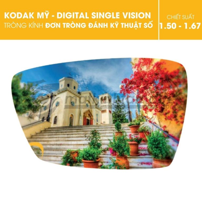 Tròng kính Kodak Digital Single Vision Lens - Đơn tròng đánh kỹ thuật số - Ảnh 2