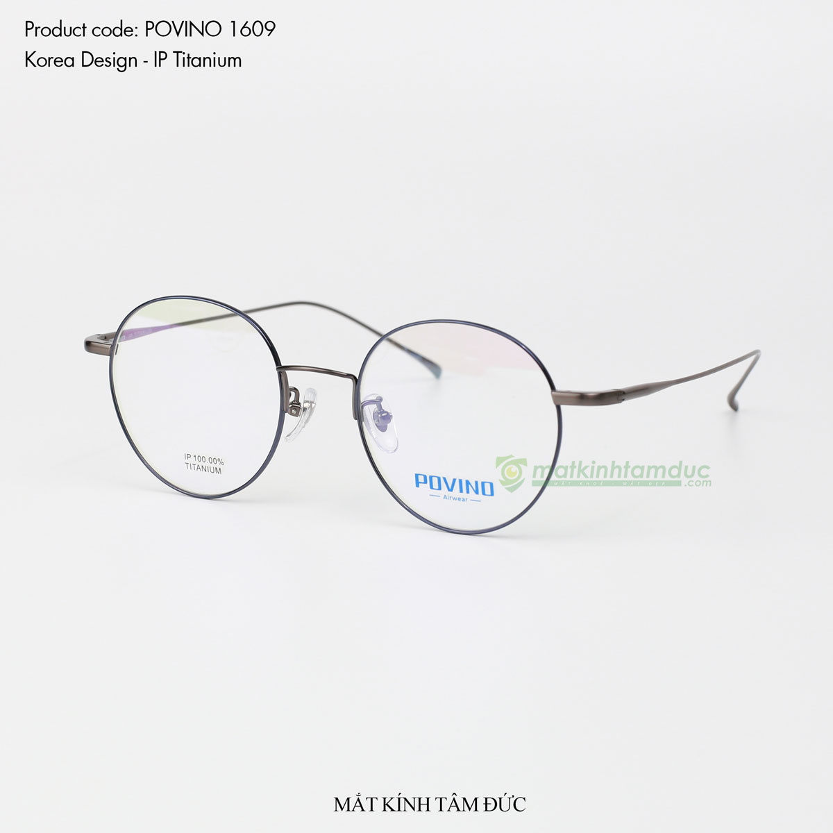 Gọng kính POVINO 1609 - Ảnh 4