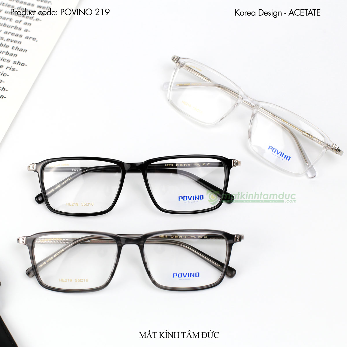 Gọng kính POVINO 219 - Ảnh 7