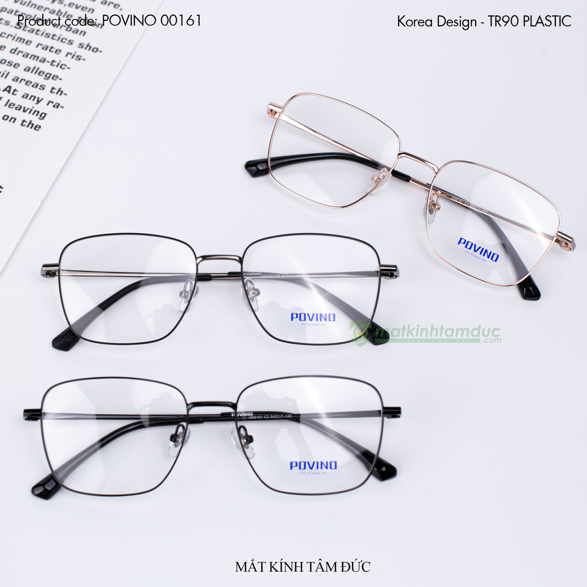 Gọng kính POVINO 00161 - Ảnh 8