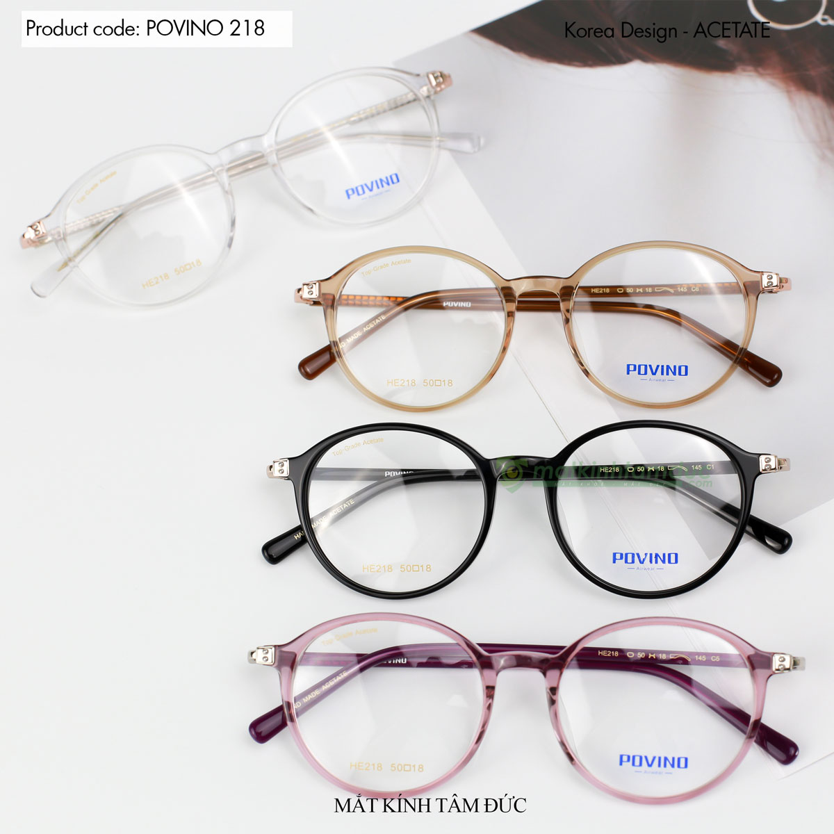 Gọng kính POVINO 218 - Ảnh 9