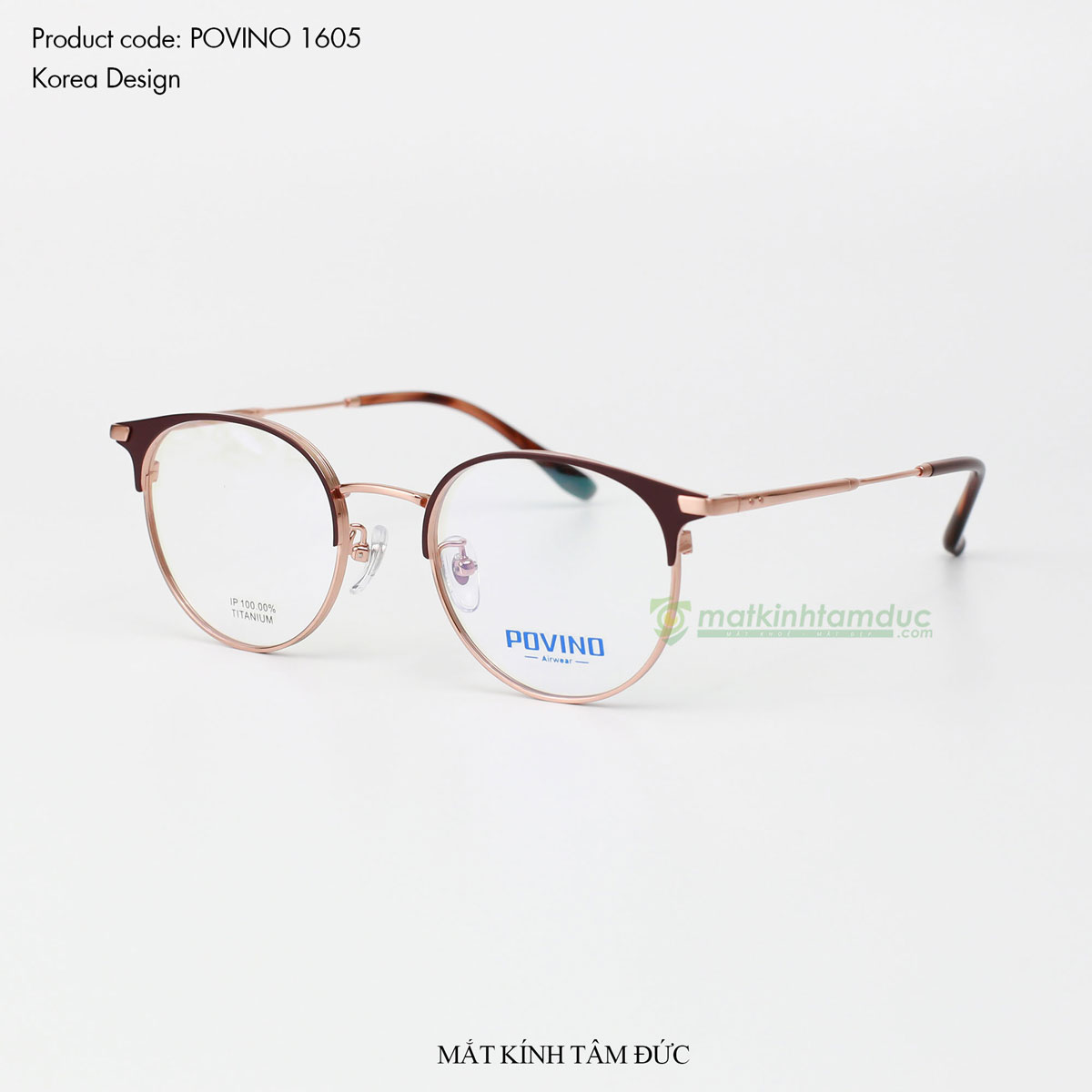 Gọng kính POVINO 1605 - Ảnh 6