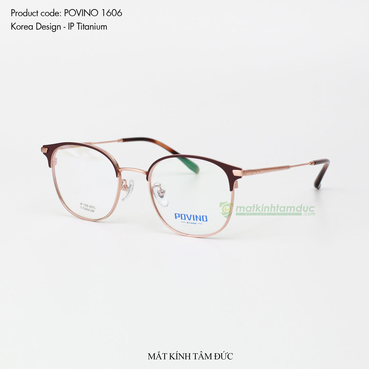 Gọng kính POVINO 1606 - Ảnh 6