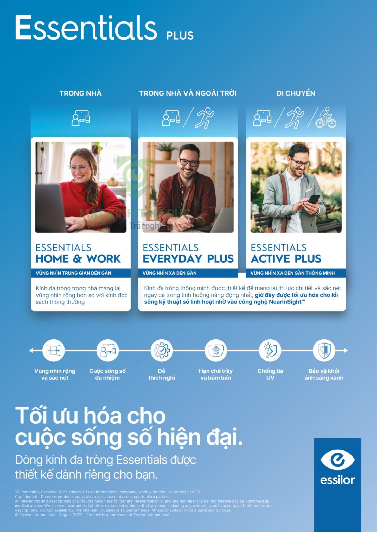 Kính đa tròng Essilor Essentials Everyday Plus - Ảnh 10