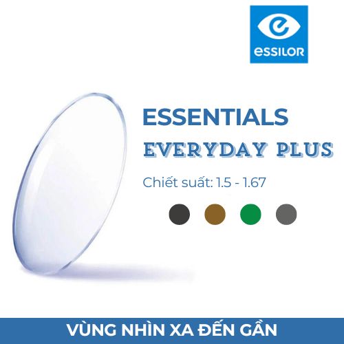 Kính đa tròng Essilor Essentials Everyday Plus