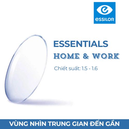 Tròng kính đa tròng Essilor Essentials Home & Work