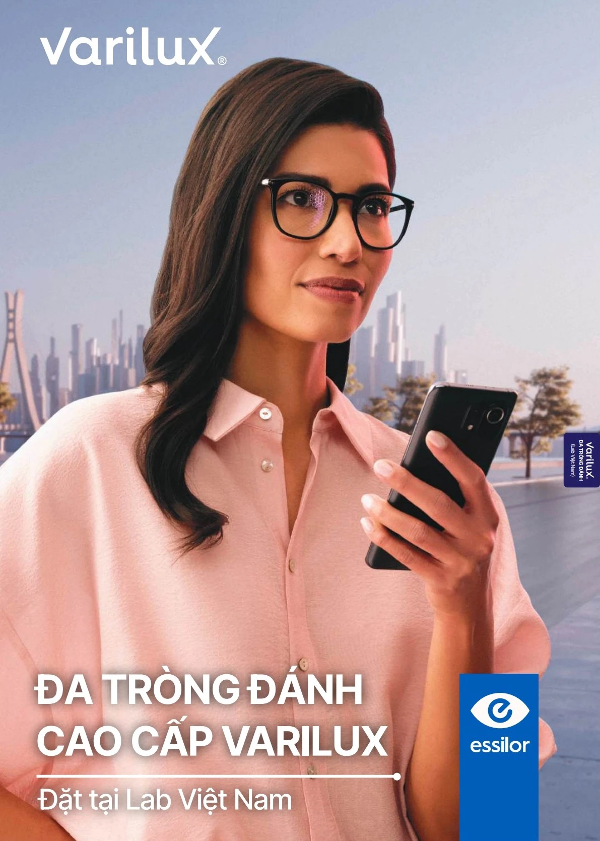Tròng kính đa tròng Essilor Varilux Physio 3.0 MaxAz chuyển tiếp vùng nhìn liền mạch hơn 78% so với đa tròng thông thường.