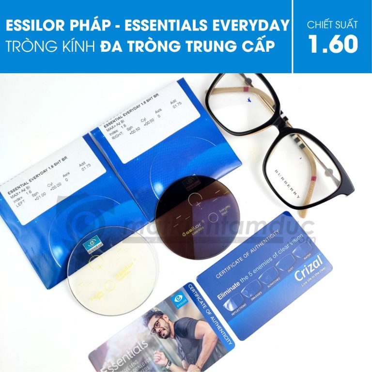 Kính đa tròng Essilor Essentials Everyday Plus - Ảnh 2