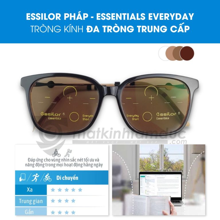 Kính đa tròng Essilor Essentials Everyday Plus - Ảnh 4