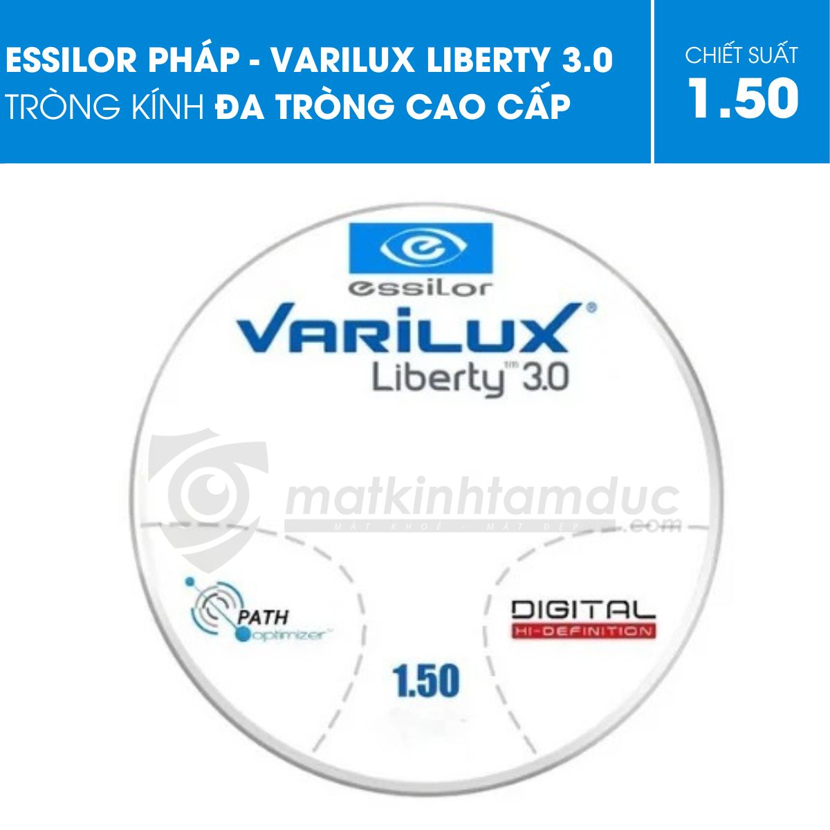 Kính đa tròng Varilux Liberty 3.0 Crizal Rock - Ảnh 9