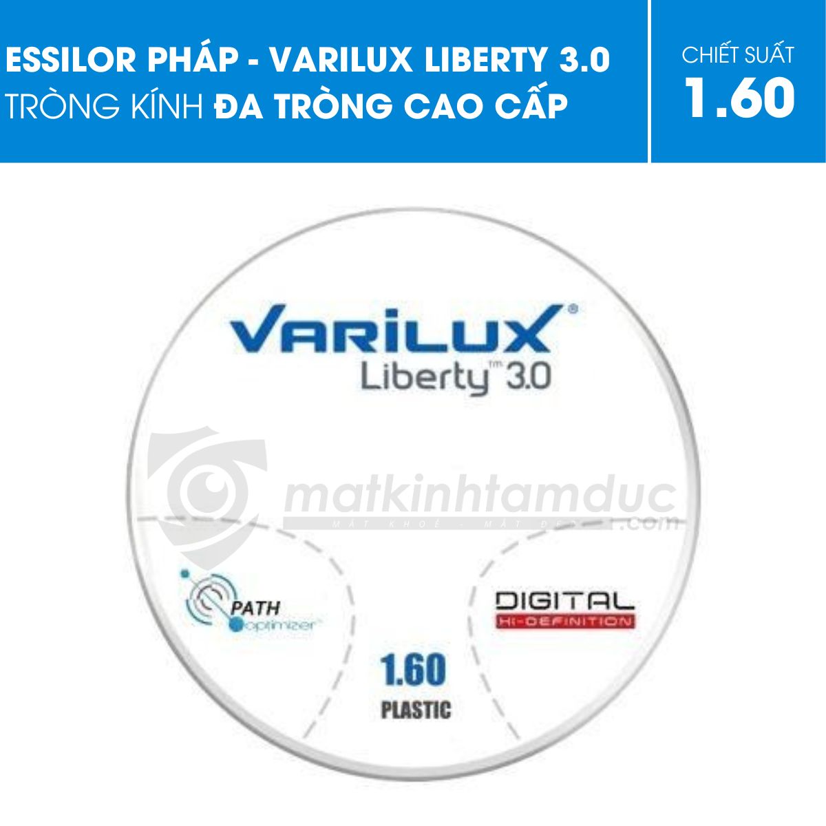 Kính đa tròng Varilux Liberty 3.0 Crizal Rock - Ảnh 12