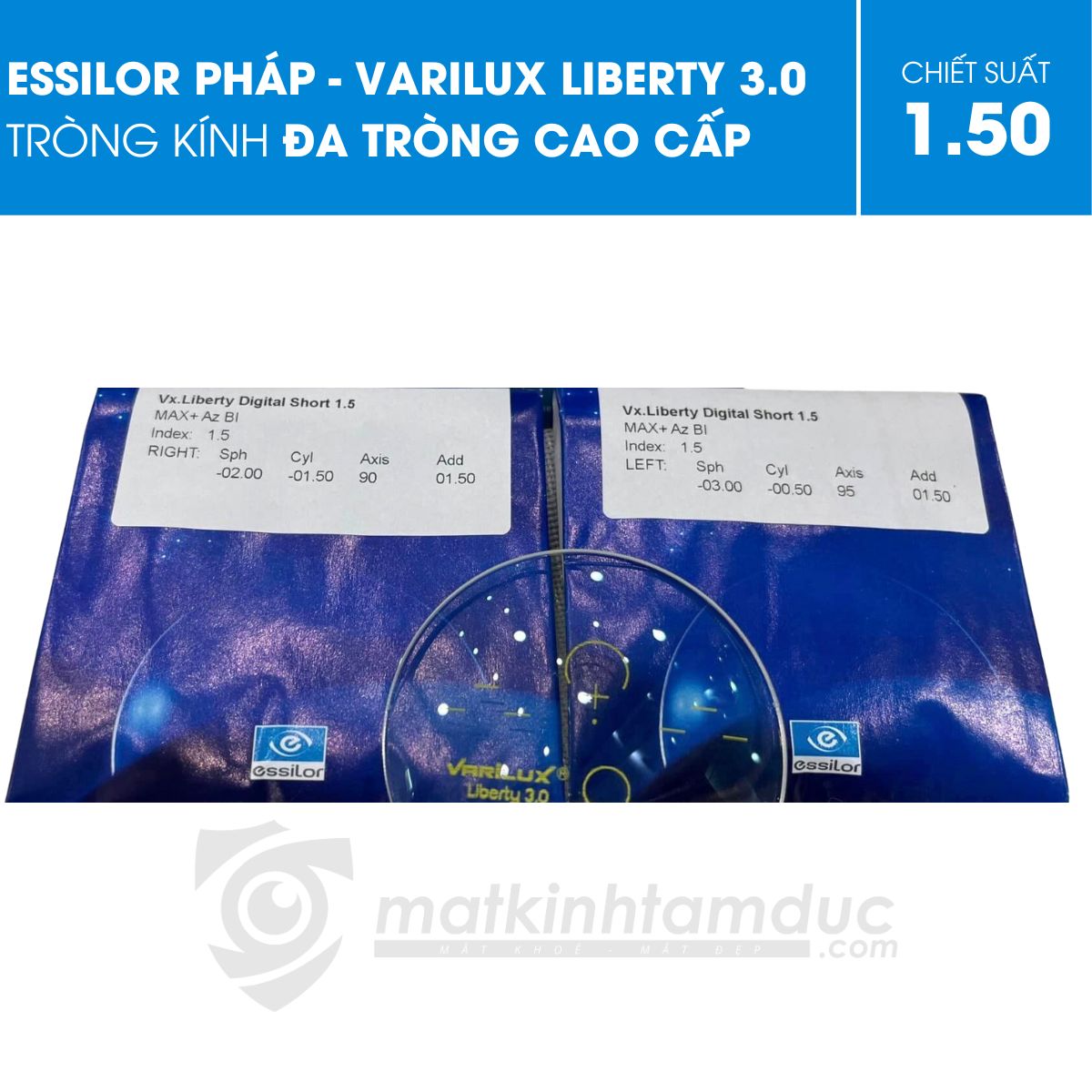 Kính đa tròng Varilux Liberty 3.0 Crizal Rock - Ảnh 6
