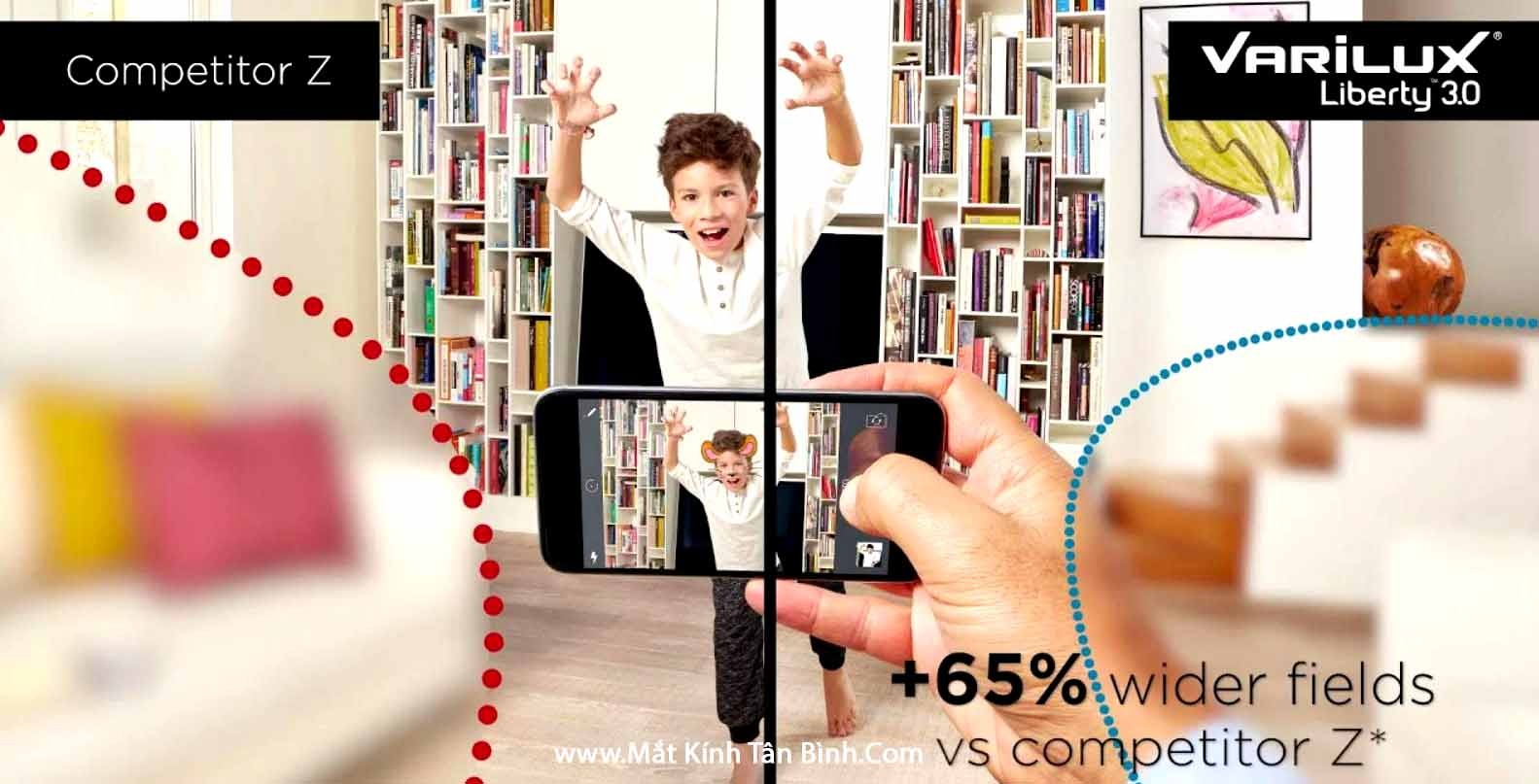 Kính đa tròng Varilux Liberty 3.0 Crizal Rock - Ảnh 27