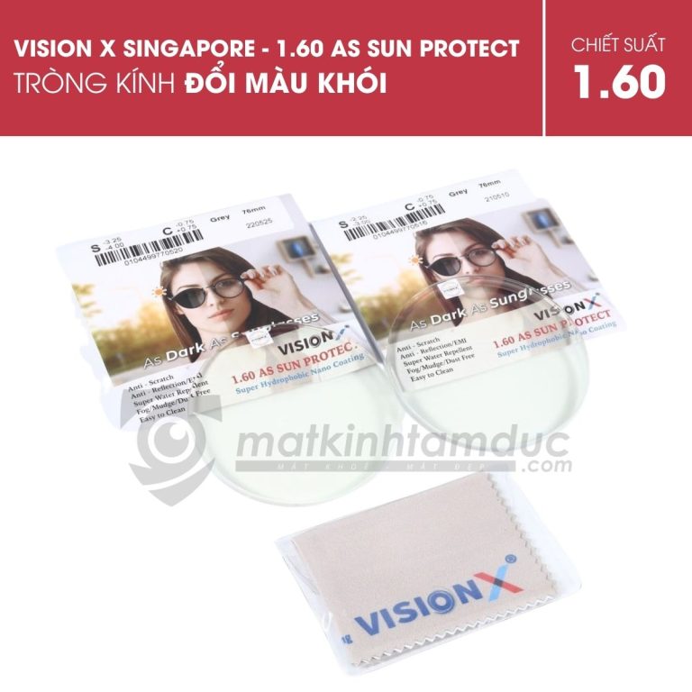 Tròng kính đổi màu VisionX - Singapore - Ảnh 3