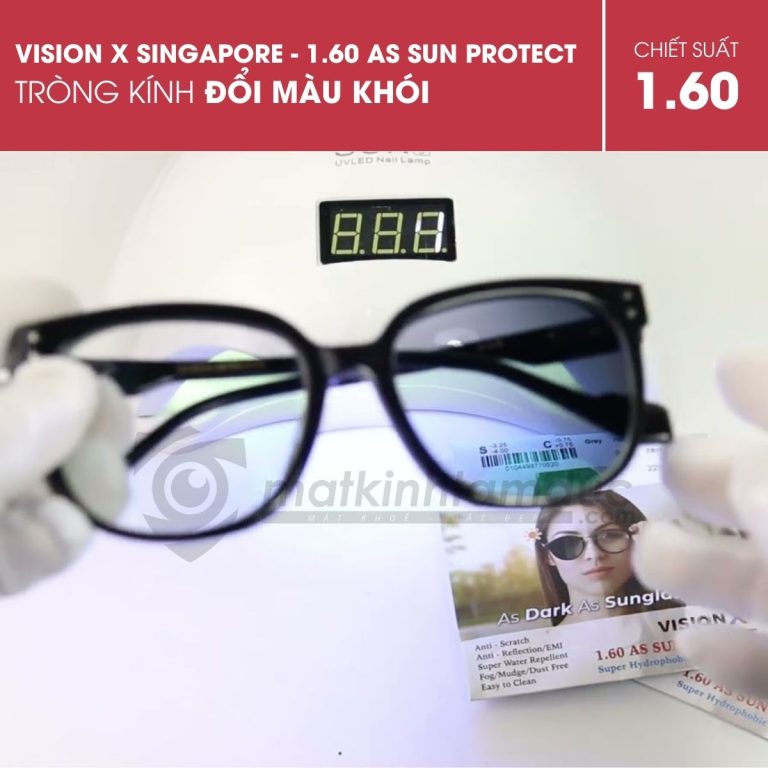 Tròng kính đổi màu VisionX - Singapore - Ảnh 8