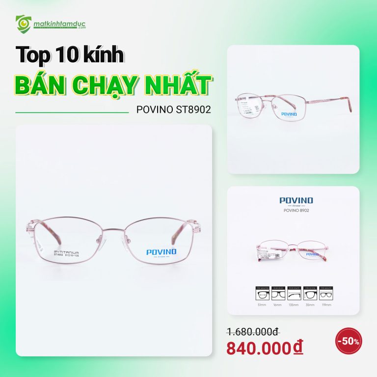 Gọng kính POVINO ST8902 - Ảnh 2