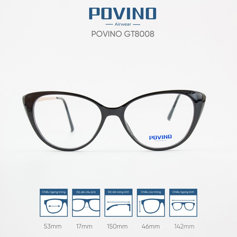 Gọng kính POVINO GT8008 - Ảnh 1