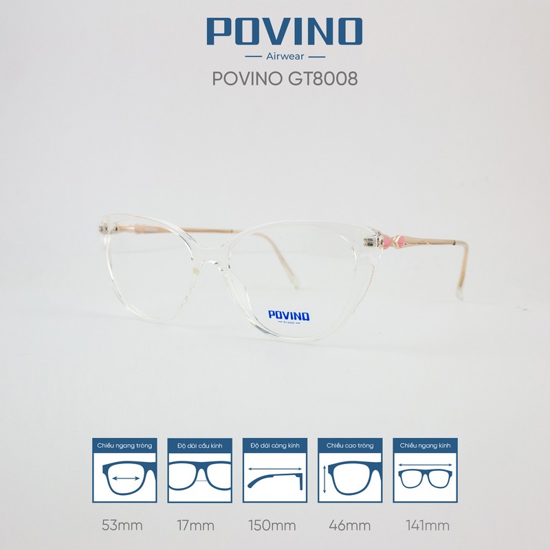 Gọng kính POVINO GT8008 - Ảnh 3