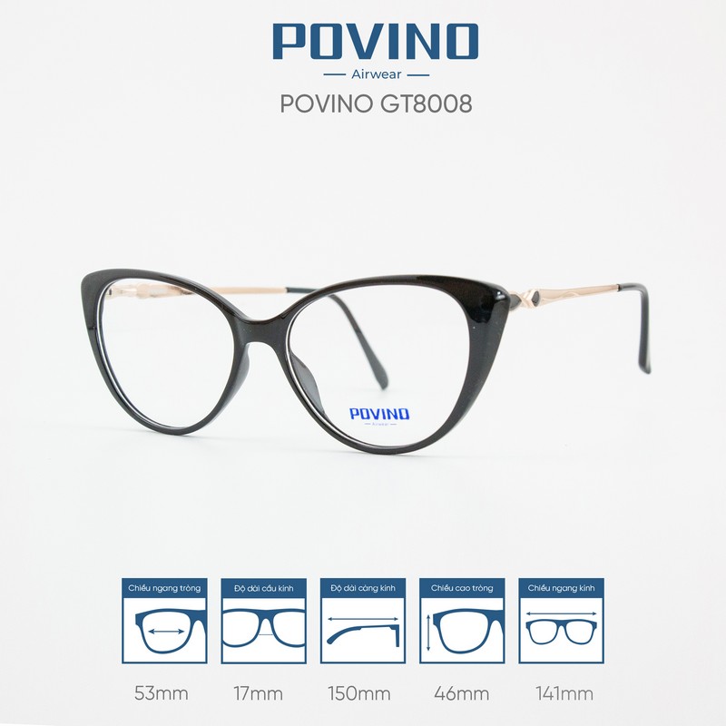 Gọng kính POVINO GT8008 - Ảnh 11