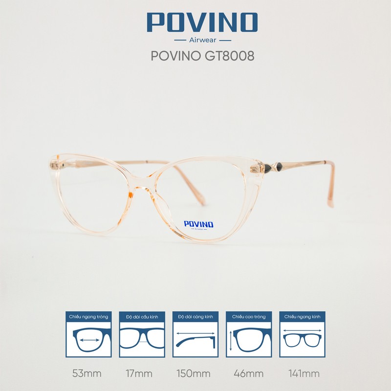 Gọng kính POVINO GT8008 - Ảnh 10