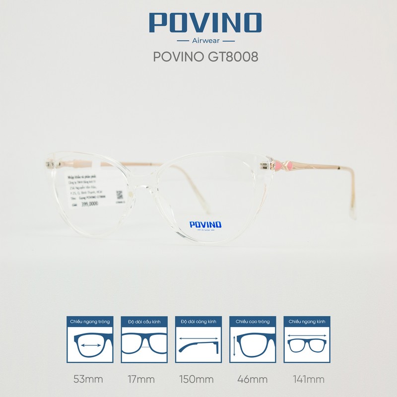 Gọng kính POVINO GT8008 - Ảnh 9