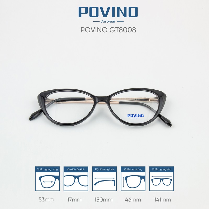 Gọng kính POVINO GT8008 - Ảnh 7