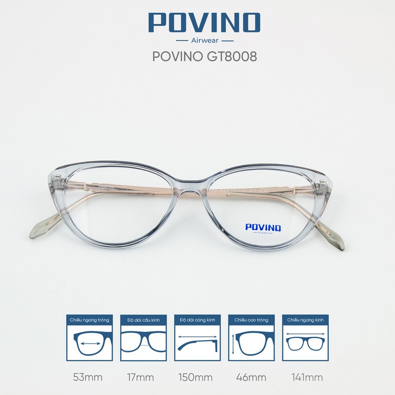 Gọng kính POVINO GT8008 - Ảnh 5