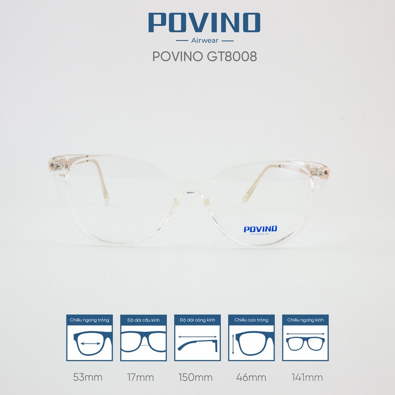 Gọng kính POVINO GT8008 - Ảnh 4