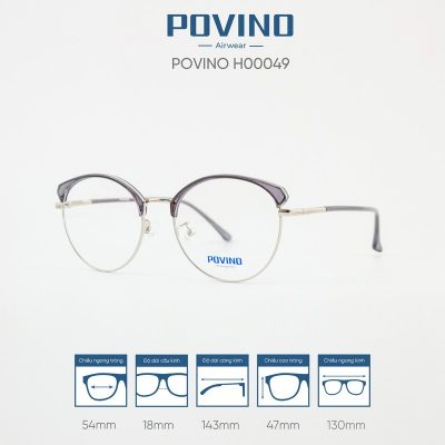Gọng kính POVINO H00049