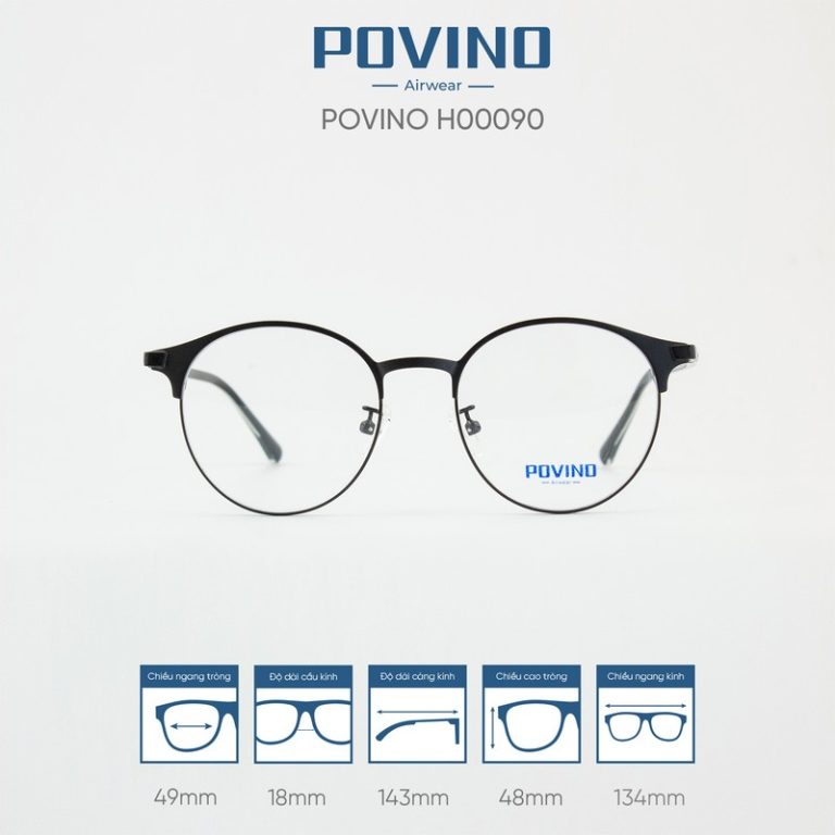 Gọng kính POVINO H00090 - Ảnh 1