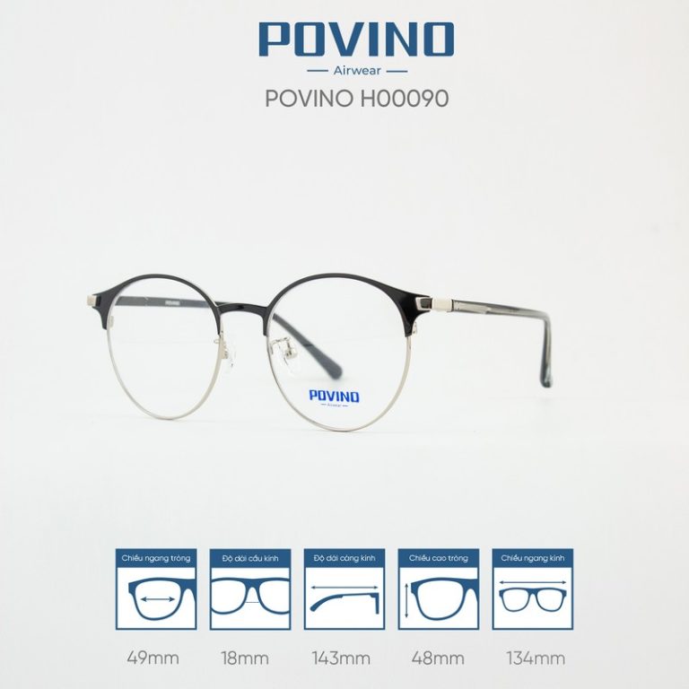 Gọng kính POVINO H00090 - Ảnh 8